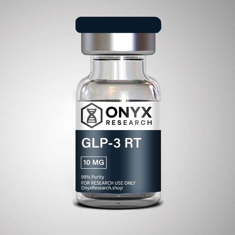 GLP-3 RT 10mg peptide lyophilized powder vial ≥99% purity research grade laboratory use only