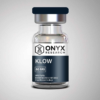 KLOW 80mg research peptide vial with ≥99% purity lyophilized powder