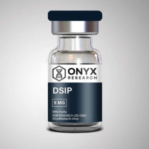 DSIP 5mg high purity research peptide vial with lyophilized powder